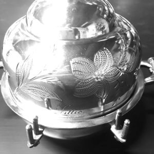 Antique Barbour Silver Co.Dome Butter Dish